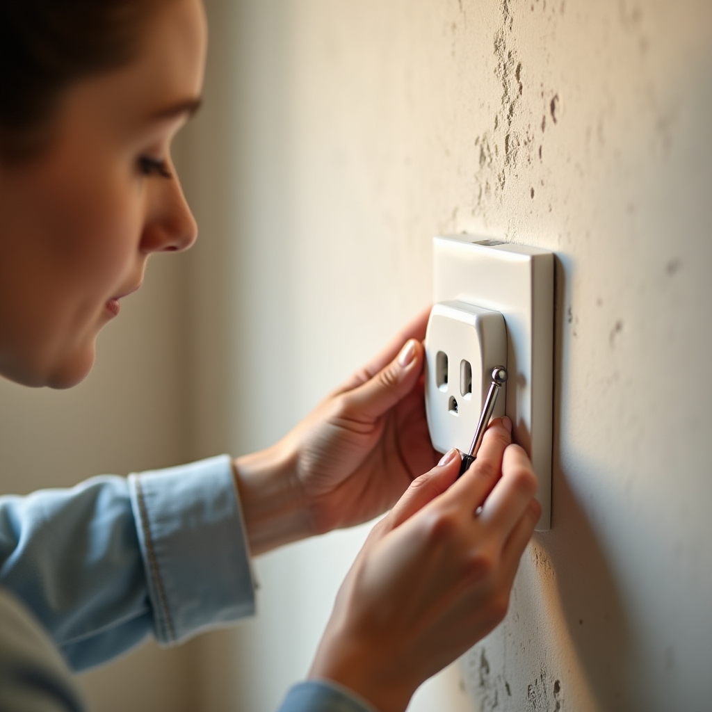 Výmena elektrickej zásuvky pri bezpečnom postupe