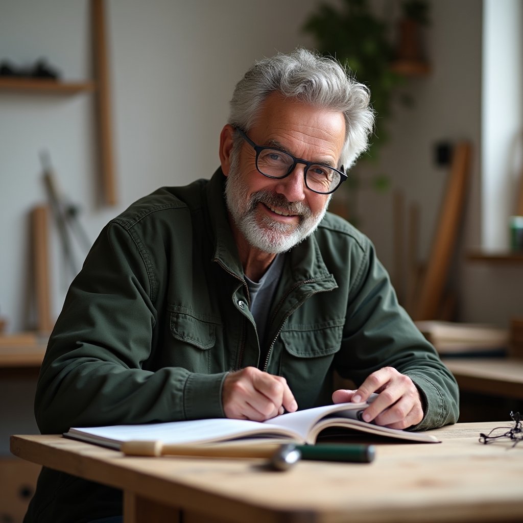 Starší majiteľ nehnuteľnosti sa učí základy domácich opráv